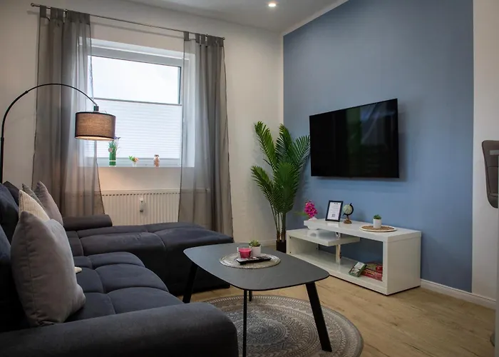Hannibal - Design Apartment Lavendel 4, Vw Naehe, Parkplatz, Kueche, Highspeed-Wlan, Fitness, Solarium